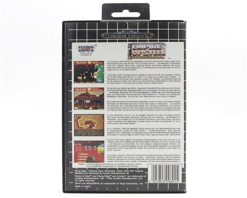 Empire Of Steel - Komplet I Æske - Sega Mega Drive Spil (B Grade) (Genbrug)